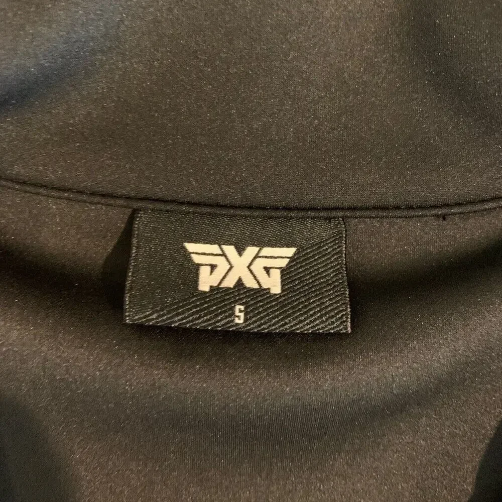 PXG Jacket Womens S Small Black Full Zip Softshell Thumbholes‎ Stretch Golf